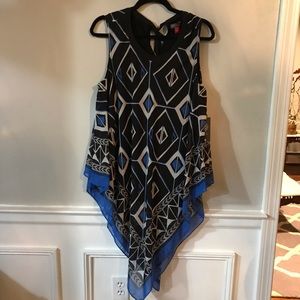 Vince Camino Asymmetrical Blouse Size 1X